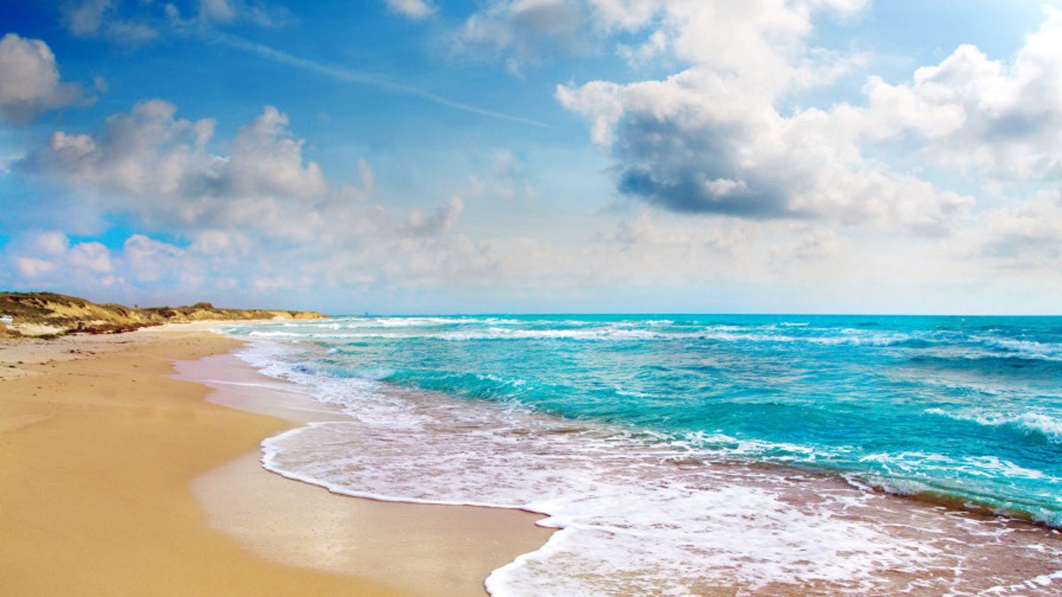 картинка Фотообои уединенный морской пляжот интернет-магазина Фотомили