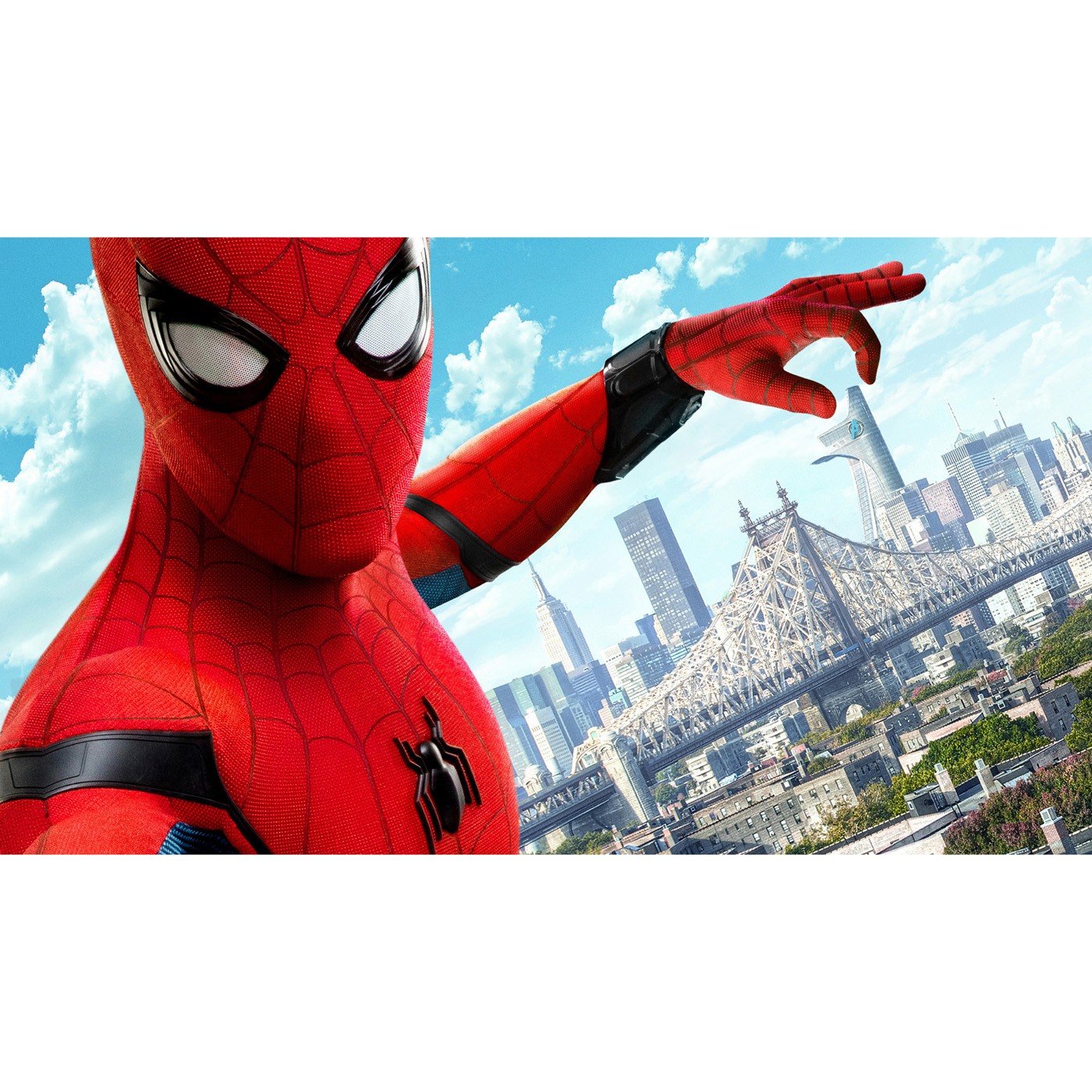 картинка Фотообои Человек паук с видом на небоскребыот интернет-магазина Фотомили
