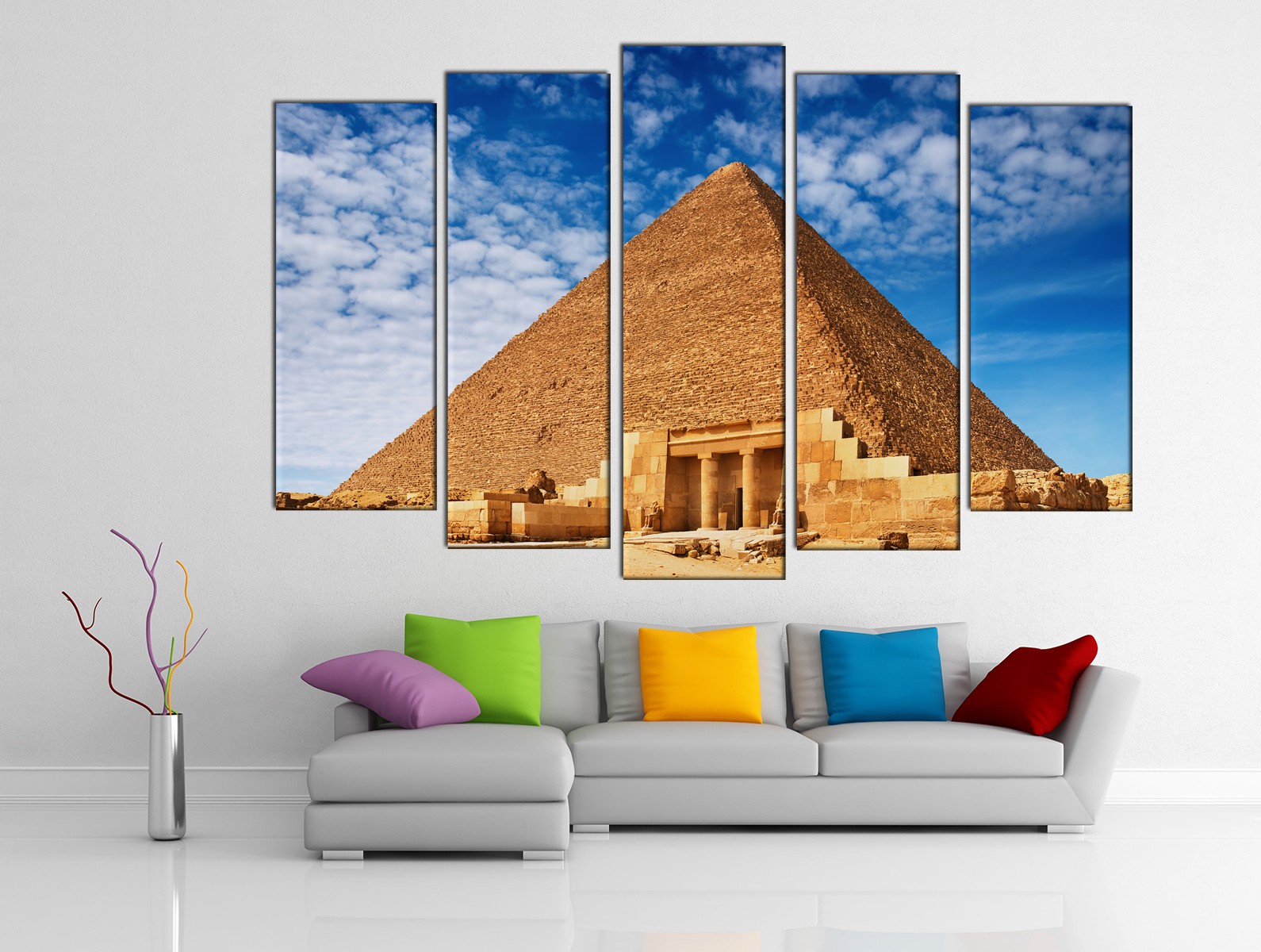 Картина на холсте на заказ Величественная пирамида Хеопса 