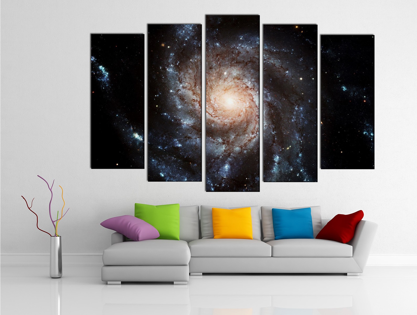 Картина на холсте на заказ Галактика в созвездии Большой Медведицы
