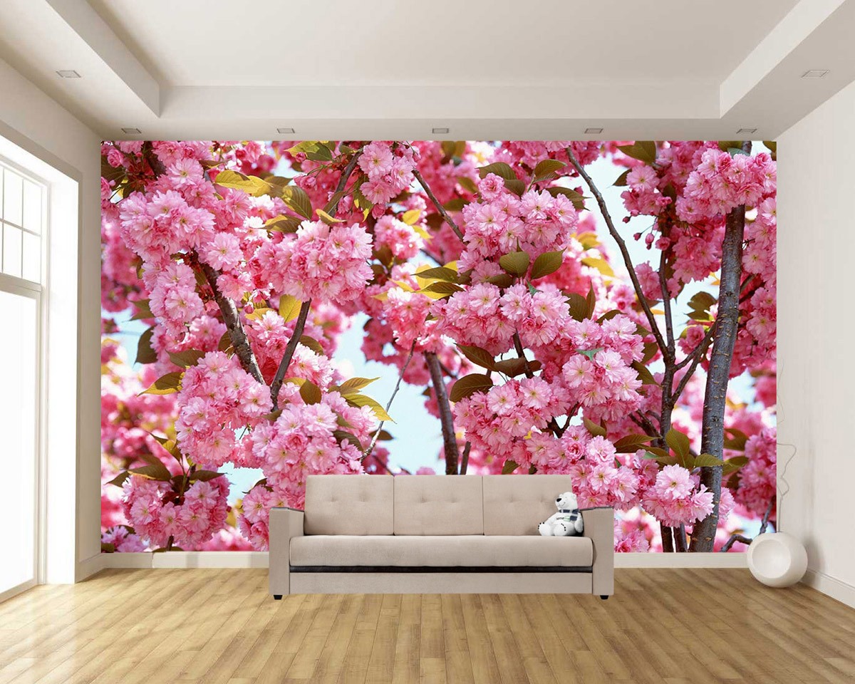 картинка Фотообои цветущая розовая сакураот интернет-магазина Фотомили