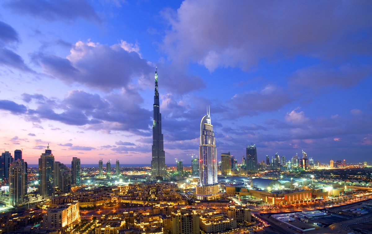картинка Фотообои башня Бурдж Халифа город Дубайот интернет-магазина Фотомили