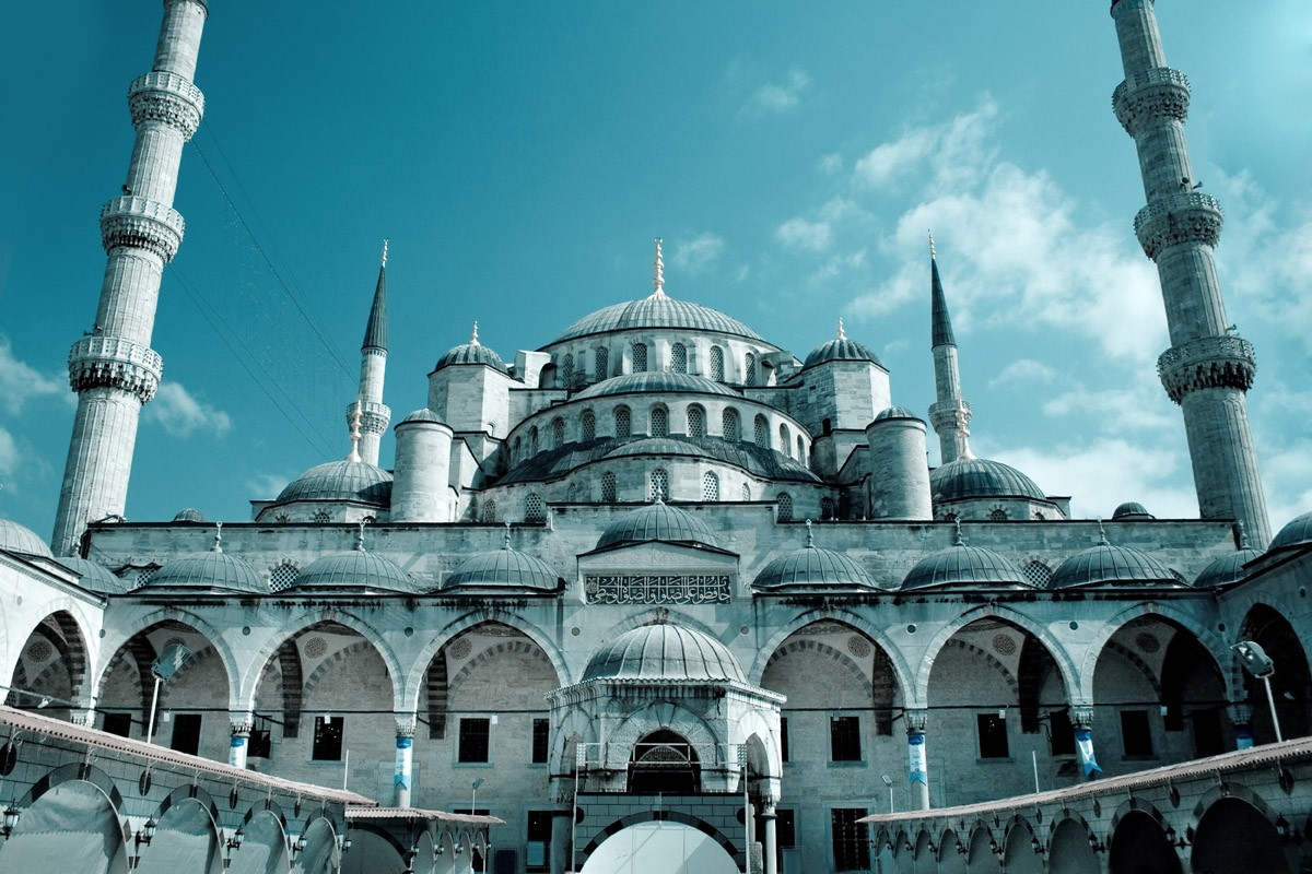картинка Фотообои Голубая мечеть в Стамбулеот интернет-магазина Фотомили