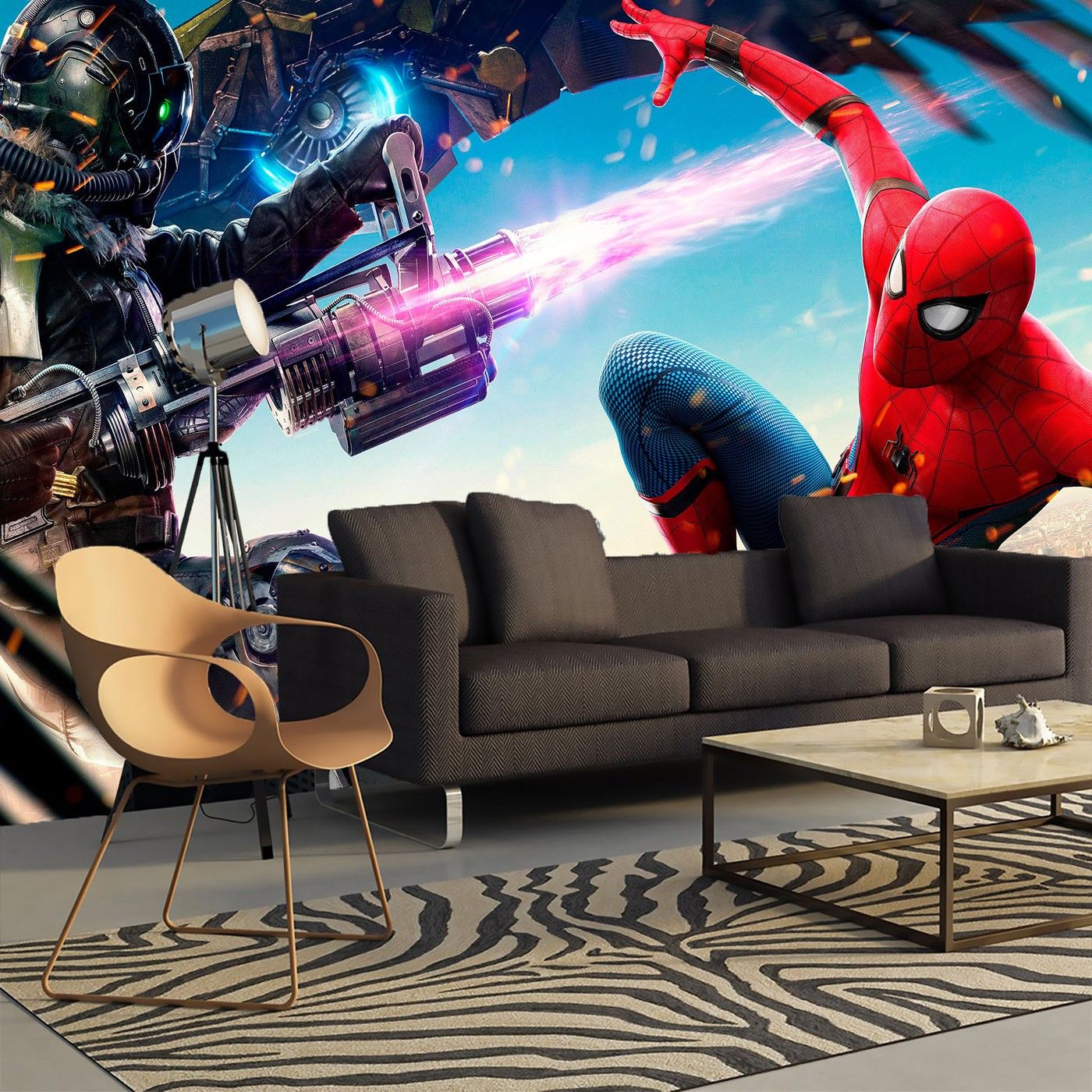 картинка Фотообои Человек паук битва со Стервятникомот интернет-магазина Фотомили