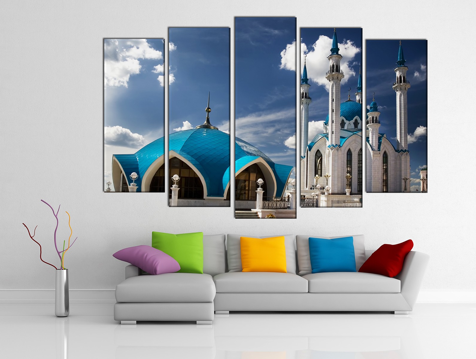 Картина на холсте на заказ Мечеть Кул-Шариф в Казани