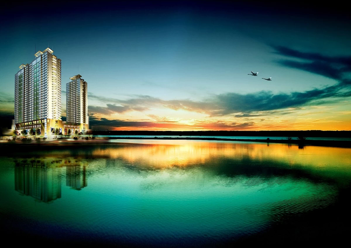 картинка Фотообои Майами небоскребы закатот интернет-магазина Фотомили