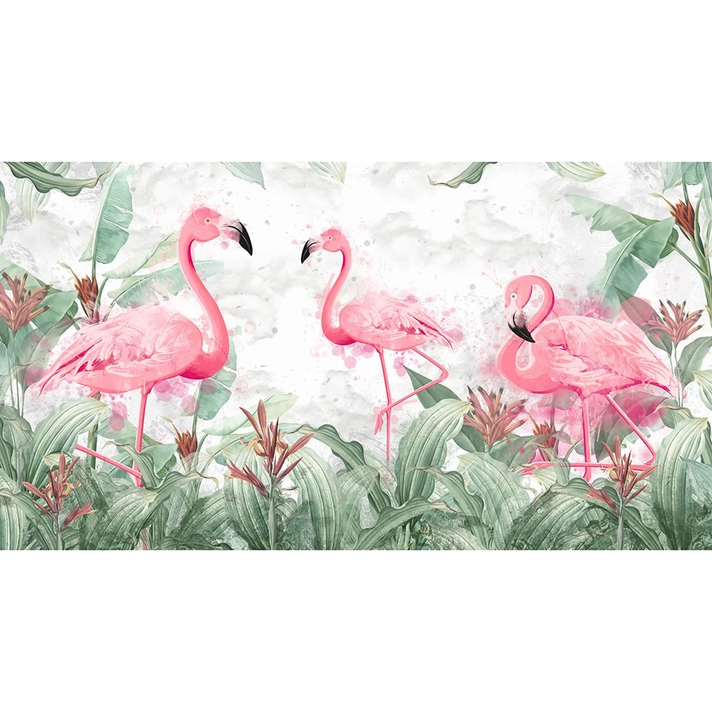 картинка Фотообои живописные фламинго в среде обитанияот интернет-магазина Фотомили