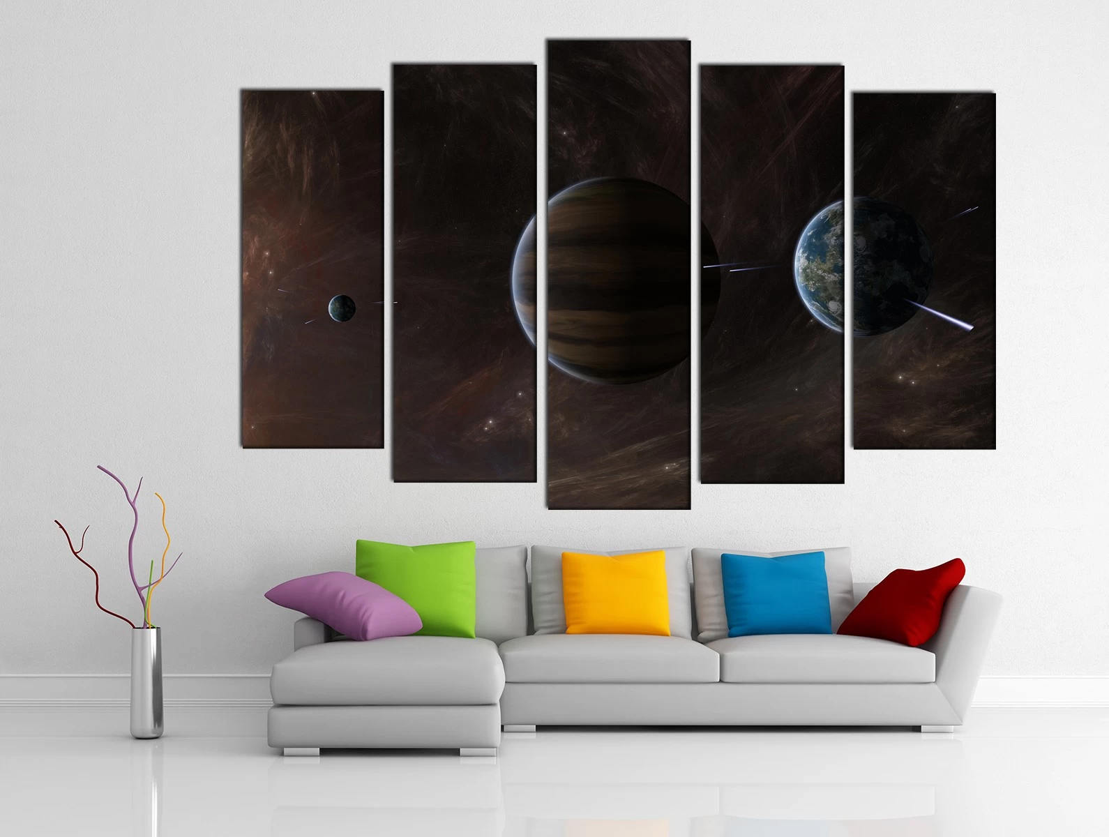 Картина на холсте на заказ Планеты солнечной системы