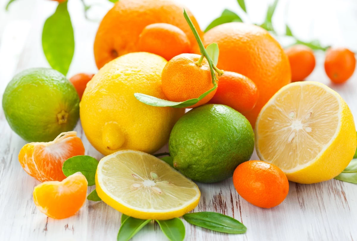 картинка Фотообои апельсины мандарины лимоны и лаймот интернет-магазина Фотомили