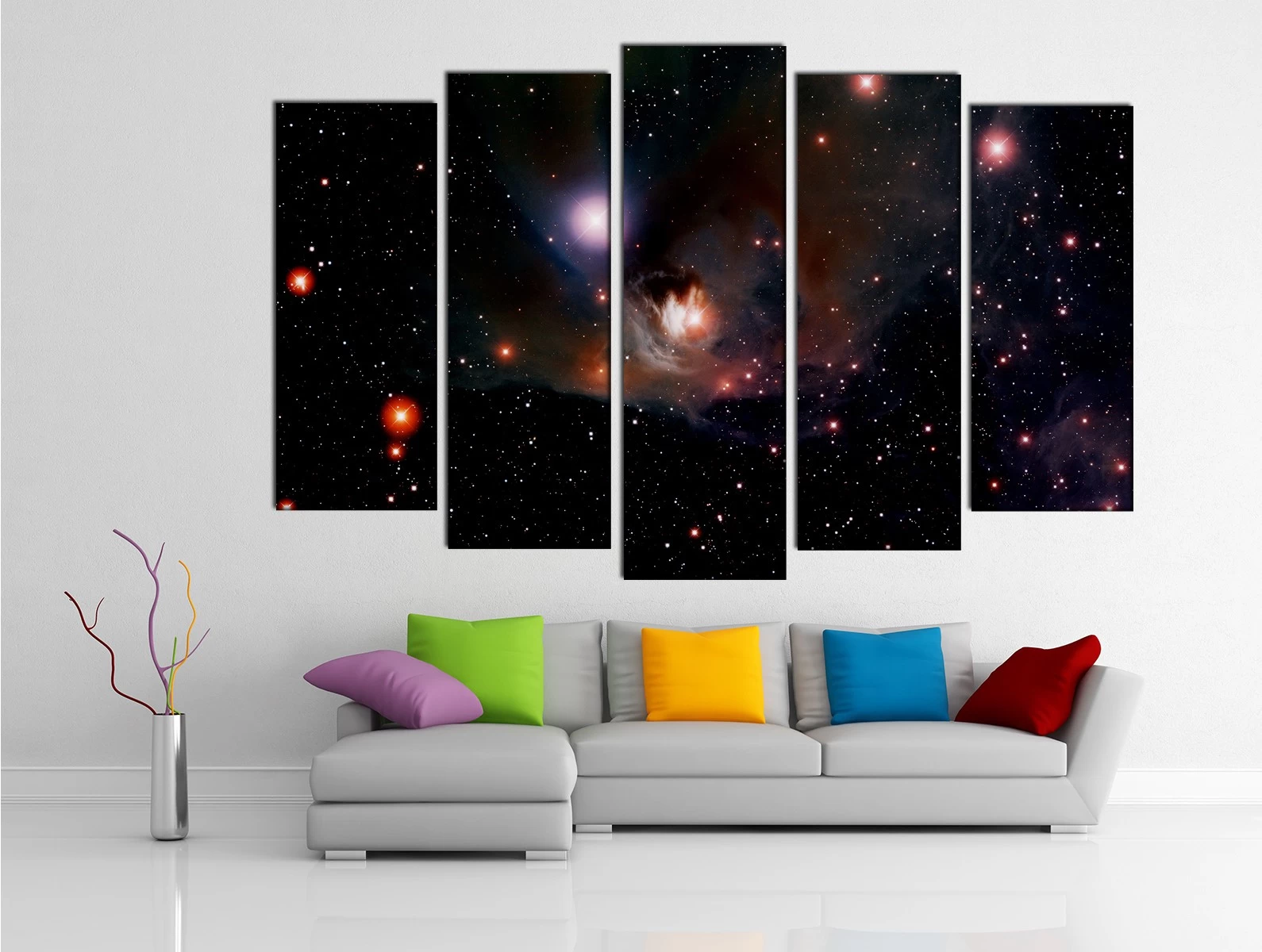 Картина на холсте на заказ Необъятный звездный космос